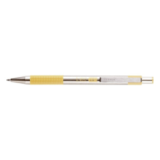  Golyóstoll ZEBRA F-301 fém tollbetéttel pasztell sárga toll