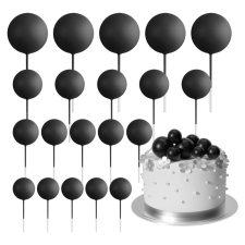  Gömb tortadísz beszúró, Fekete-20 db sütés és főzés