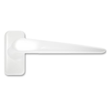 Gomboss/Perfekto Alu 410 Fehér Nagyalakú Ablakfélkilincs Pozíciónáló Mechanikával zár és alkatrészei