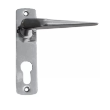 Gomboss/Perfekto Alu 410 Pajzsos Ajtókilincs F1 Ezüst 90 mm WC zár és alkatrészei