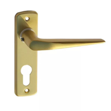 Gomboss/Perfekto Alu 410 Pajzsos Ajtókilincs F3 Arany 92 mm PZ zár és alkatrészei