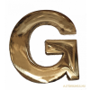 Gomboss/Perfekto Betű Nagy G 6,5 cm Réz