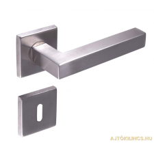Gomboss/Perfekto Colombo (Cubik) Négyzetrozettás Rozsdamentes Inox Csak Kilincs Felső Rozettán zár és alkatrészei