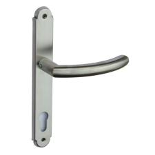 Gomboss/Perfekto Gina Pajzsos Kilincsgarnitúra Rozsdamentes Inox 90 mm PZ zár és alkatrészei