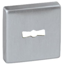 Gomboss/Perfekto Négyzetrozetta Két Tollú Felső Zártakaró Rozsdamentes Inox Din3 zár és alkatrészei