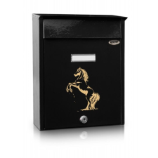 Gomboss/Perfekto Postaláda Posta II. lovas motívummal Fekete postaláda