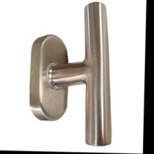 Gomboss/Perfekto Tímea Inox T-alakú Pozíciónáló Mechanikával erkély/ablakkilincs Mechanikával zár és alkatrészei