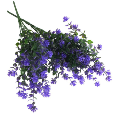  Gömbvirág csokor sötétlila 2db/csomag dekorációs kellék