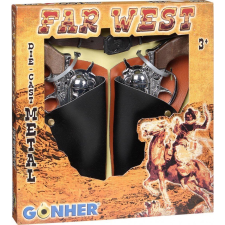 Gonher Cowboy Készlet 2 Revolver És Gonher Öv (155148/0) katonásdi