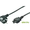 Goobay 230V Lóhere Tápkábel Fekete 1.8m 68004