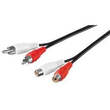 Goobay 2RCA hosszabító audio kábel 2,5m (50026) kábel és adapter