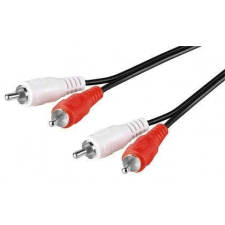 Goobay 3-3 RCA dugóval szerelt kábel aranyozott 15 m (50342) (G50342) kábel és adapter