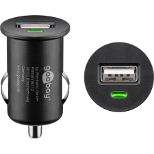 Goobay 44176 USB-A Autós töltő - Fekete (5W) mobiltelefon kellék
