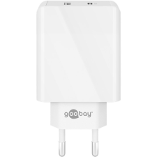 Goobay 44961 Hálózati USB-C / USB-A töltő - Fehér (28W) (44961) mobiltelefon kellék