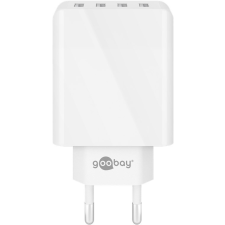 Goobay 44962 4x USB-A Hálózati töltő - Fehér (30W) mobiltelefon kellék