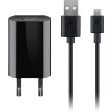 Goobay 44982 Micro-USB / USB-A Hálozati töltő készlet - Fekete (5W) (44982) mobiltelefon kellék