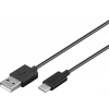 Goobay 45735 USB kábel 1 M USB 2.0 USB A USB C Fekete