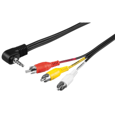 Goobay 50209 3.5mm jack apa - 3x RCA apa Kábel (1.5m) (50209) kábel és adapter