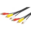 Goobay 50342 3x RCA apa - 3x RCA apa Kábel (15m)