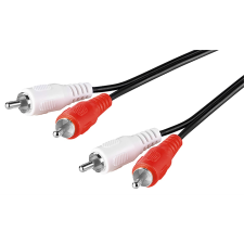 Goobay 50409 2x RCA apa - 2x RCA apa Kábel (10m) (50409) kábel és adapter