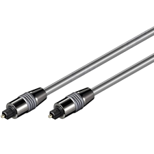 Goobay 50568 optikai kábel Toslink 1.5m - Grafitszürke (50568) kábel és adapter