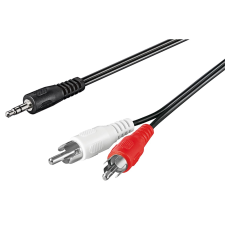 Goobay 50780 3.5mm Jack apa - 2x RCA apa Kábel (15m) (50780) kábel és adapter