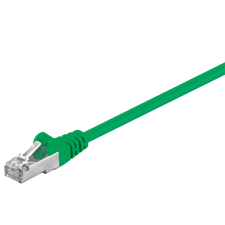 Goobay 50871 F/UTP CAT5e Patch kábel 20m - Zöld (50871) kábel és adapter
