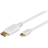 Goobay 52858 Mini DisplayPort - DisplayPort kábel 1m - Fehér