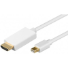 Goobay 52859 DisplayPort M - miniDisplayPort M Adapterkábel 2m Fehér (52859)