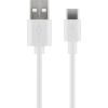Goobay 59130 USB-A apa - USB-C apa Adat és töltő kábel 2m - Fehér (59130)