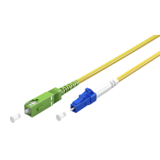 Goobay 59654 optikai patch kábel OS2 Simplex 20m - Sárga kábel és adapter
