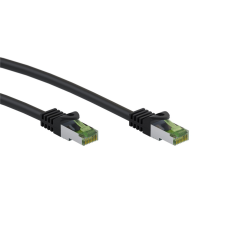 Goobay 61092 Fekete 0,5 M Cat8.1 S/FTP (S-STP) kábel és adapter