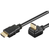 Goobay 61263 HDMI - HDMI 2.0 270°-os kábel 0.5m - Fekete (61263)