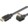 Goobay 61275 HDMI - HDMI 2.0 270°-os kábel 3m - Fekete