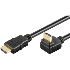 Goobay 61275 HDMI - HDMI 2.0 270°-os kábel 3m - Fekete kábel és adapter