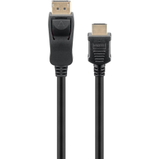 Goobay 64839 DisplayPort 1.2 - HDMI 2.0 Kábel 1m - Fekete kábel és adapter