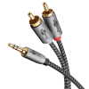 Goobay 65285 3.5mm Jack apa - 2x RCA apa Kábel (1m)