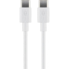 Goobay 66317 USB-C apa - USB-C apa 2.0 Adat és töltő kábel 1m - Fehér (JAB-4780426)