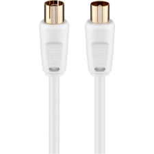 Goobay 67286 Koax antenna kábel 7.5m - Fehér (67286) kábel és adapter