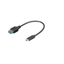 Goobay 67894 USB 3.0 Type-C M - USB F Adapterkábel 0.2m Fekete kábel és adapter