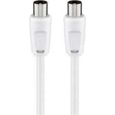Goobay 68147 Koax antenna kábel 2.5m - Fehér (68147) kábel és adapter