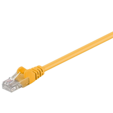Goobay 68341 Szerelt UTP kábel 1 m fehér sárga kábel és adapter