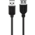 Goobay 68903 USB-A apa - USB-A anya 2.0 Hosszabbító kábel - Fekete (3m)