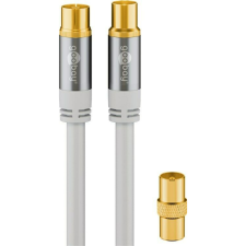 Goobay 70325 Koax antenna kábel 10m - Fehér (70325) kábel és adapter