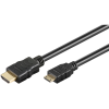 Goobay 74083 HDMI - Mini HDMI 2.0 Kábel 2m - Fekete (74083)