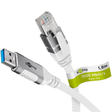 Goobay 74159 Fehér 2 M Cat6 F/UTP (FTP) kábel és adapter