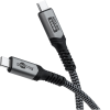 Goobay 74213 USB-C apa - USB-C apa Adat és töltő kábel 1.8m - Szürke (74213)