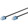Goobay 74232 Ultra-flexibilis U/UTP Cat6a RJ45 Patch kábel 0.5m - Fekete ( )