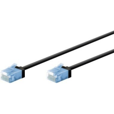 Goobay 74232 Ultra-flexibilis U/UTP Cat6a RJ45 Patch kábel 0.5m - Fekete ( ) kábel és adapter