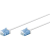 Goobay 74244 Ultra-flexibilis U/UTP Cat6a RJ45 Patch kábel 0.15m - Fehér (RB74244)